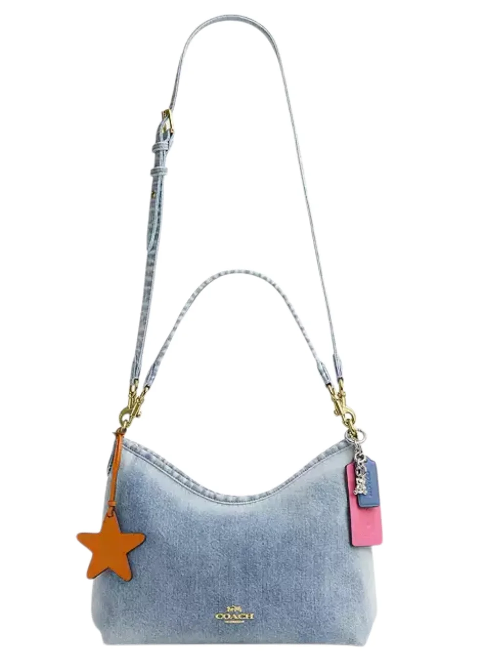 COACH LOVED DENIM LAUREL BAG- NEW - FACTORY WRAPPED - Picture 7 of 14